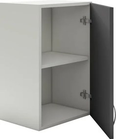 Benita 1 ajtós Felső konyhaszekrény Antracit-Fehér 40x30x60 cm