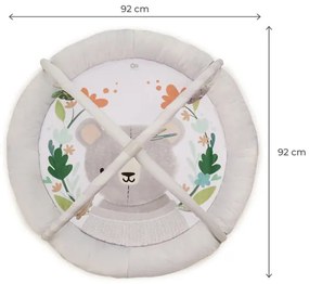 KINDERKRAFT - Gyerek játszószőnyeg COZYPLAY szürke