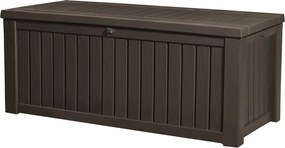 Keter Rockwood 570 l kerti tárolódoboz, barna