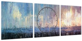 Kép - Absztrakció (órával) (90x30 cm)