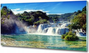 Fotó üvegkép Felhők madártávlatból 100x70