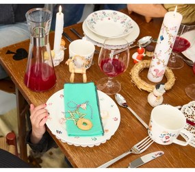 Gyertya karácsonyi mintával, égési idő 56 ó Grand Cru Cottage 2025 – Rosendahl