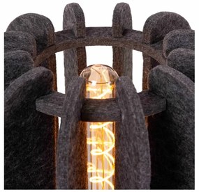 Lucide 45592/01/36 - Asztali lámpa RAFAL 1xE27/40W/230V fekete/szürke