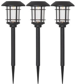 Fride 3 db kerti napelemes LED lámpa, magasság 34 cm - Star Trading