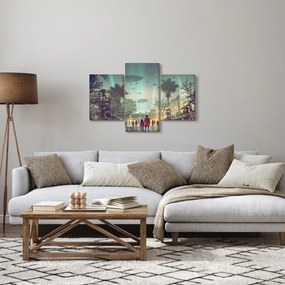 Kép - egy város a jövőben (90x60 cm)