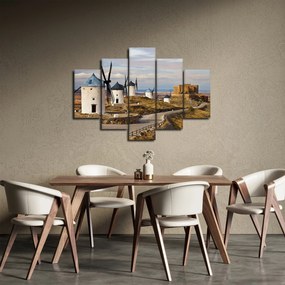 Kép - Consuegra szélmalmai, Spanyolország (150x105 cm)