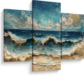 Kép - A tenger festése (90x60 cm)