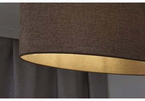 Duolla - Felületre szerelhető csillár OVAL 1xE27/15W/230V barna