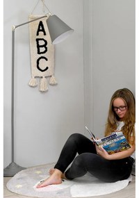 Mosható-kézi szövésű pamut gyerek szőnyeg ø100 cm Believe in Yourself – Lorena Canals