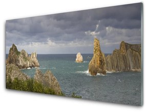 Üvegkép falra Sea Rock Landscape 120x60cm