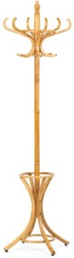 Autronic Ruhaakasztó 185 cm tömörfa barna F-2059 OAK