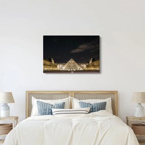Kép - Louvre éjjel (90x60 cm)
