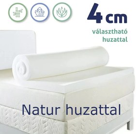 Ortho-Sleepy Memory topper fedőmatrac, Antiallergén huzattal, 4cm magas, 90x200cm