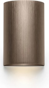 RENDL CAPRI R nástěnná česaný bronz 230V LED GU10 2x9W