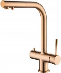 Háromutas álló konyhai csaptelep Blue Water Apala réz