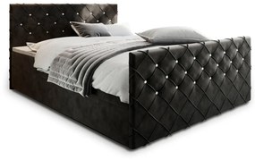 MINDY kárpitozott boxspring ágy, 160x200,  magic velvet 2219