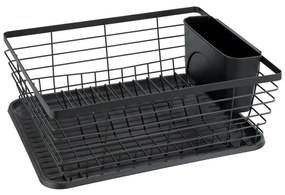 WENKO 54766100 - Edénycsepegtető BLACK OUTDOOR KITCHEN 36x30 cm fekete/fekete