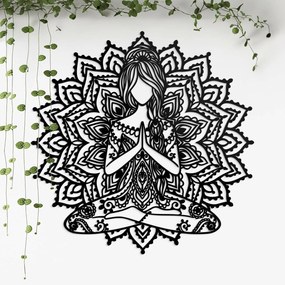 DUBLEZ | Fali boho mandala - Jógázó hölgy