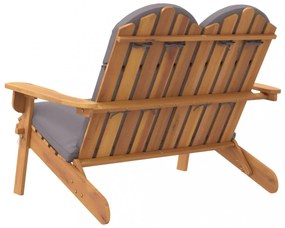 tömör akácfa Adirondack kerti pad párnával