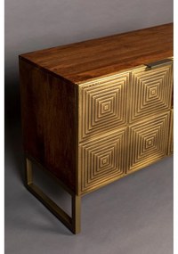 Aranyszínű mangófa TV-állvány 40x60 cm Volan – Dutchbone