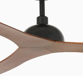 FARO 33447WT - Mennyezeti ventilátor GOTLAND L barna/fekete átm. 132 cm WT + távirányító