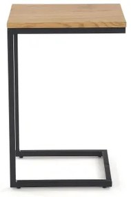 Dohányzóasztal AURIA tölgy/fekete