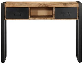 tömör nyersfa mangófa tálalóasztal 100 x 35 x 75 cm