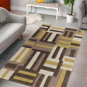 Bedora Sprinter szőnyeg, 120x170 cm, 100% gyapjú, sokszínű, kézzel készített