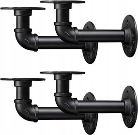 Polctartók Loft Retro stílus 4db