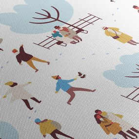 Kép - Boldog telet (120x50 cm)