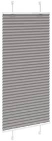 pliszírozott redőny antracit 60x100 cm szövetszélesség 59,4 cm