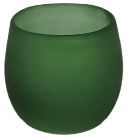 GINNY GREEN zöld színű üveg gyertyatartó - többféle méretben Méret: M