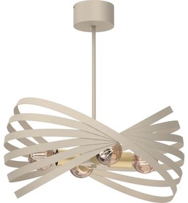 Csillár rúdon  SPARKLE 4xE27/15W/230V bézs