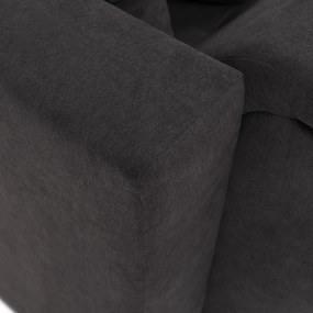 Ülőgarnitúra, szürkésbarna/sárga, szövet, jobbos, BRATO