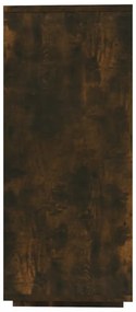 füstös tölgy színű szerelt fa tálalószekrény 60 x 35 x 70 cm
