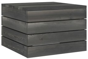 2 részes tömör fenyőfa kerti raklap-bútorgarnitúra párnákkal