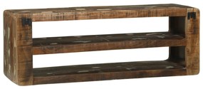 TV szekrény 100x32x36 cm Tömör fa újrahasznosított