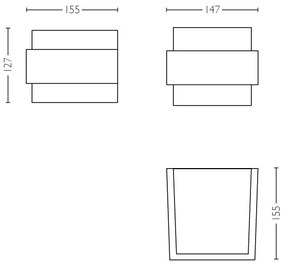 Philips 17335/47/PN - Kültéri fali lámpa MYGARDEN SHOVEL E27/42W