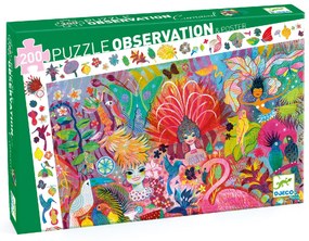 Megfigyeltető puzzle - Riói karnevál, 200 db-os - Rio Carnival