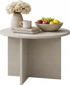 Dohányzóasztal Tavo Kasmír 70 cm Kerek Japandi Modern Nappali