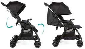 Chicco - Babakocsi ikreknek OHLALA TWIN Black Éjjel fekete