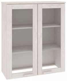 HAMAR fehér tömör fenyőfa felső szekrény 85 x 35 x 100 cm