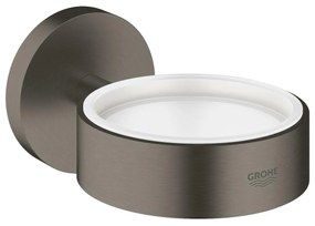 Szappantartó Grohe Essentials pohár nélküli csiszolt Hard Graphite G40369AL1