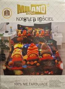 Karácsonyi Ágyneműhuzat 160X200 Milano Lepedővel