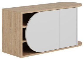 Cipőtároló Nova Shoe Bench - Oak, White
