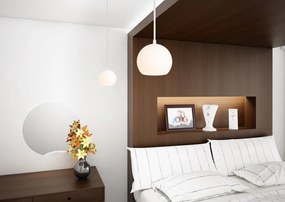 RENDL COPA závěsná opálové sklo 230V LED E27 11W