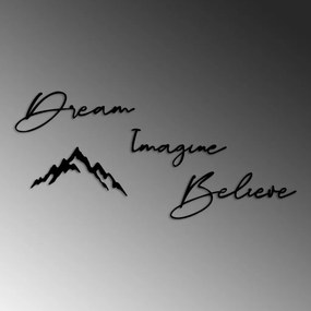 Dream fém fali dekoráció, 47×16 cm