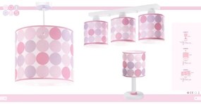 Dalber 62002S - Gyerek csillár COLORS 1xE27/60W/230V