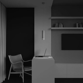 MAYTONI P085PL-12W3K-W ORLO Hengeres Függesztett Lámpa Fehér LED IP20