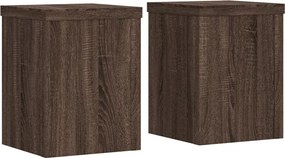 vidaXL 2 db barna tölgy szerelt fa növénytartó állvány 15 x 15 x 20 cm